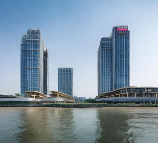 阳泉市中图商贸港项目，Eitherside of the Yangtze River